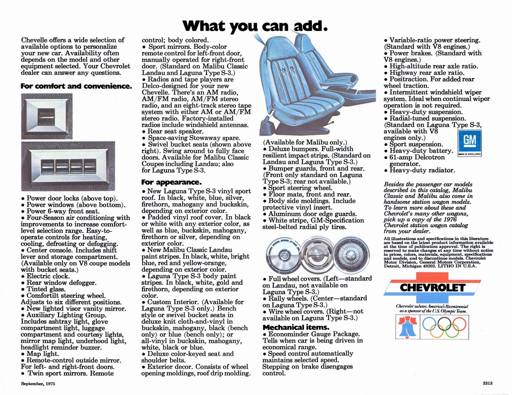 1975 Chev Chevelle Brochure Page 7